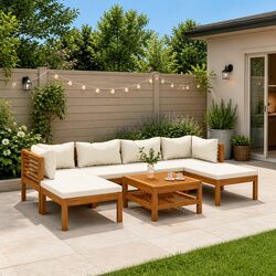 Your Ideal 7 Piece Garden Lounge Set Awaits