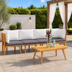 Friendly 4-Piece Lounge Set for Your Outdoor Enjoyment