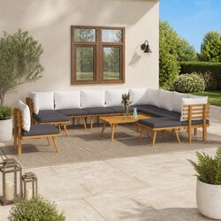 Your New Favorite 12-Piece Garden Lounge Set Awaits