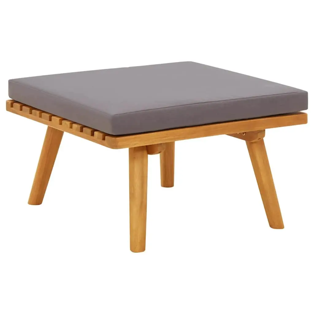 9 Piece Garden Lounge Set Solid Wood Acacia Brown