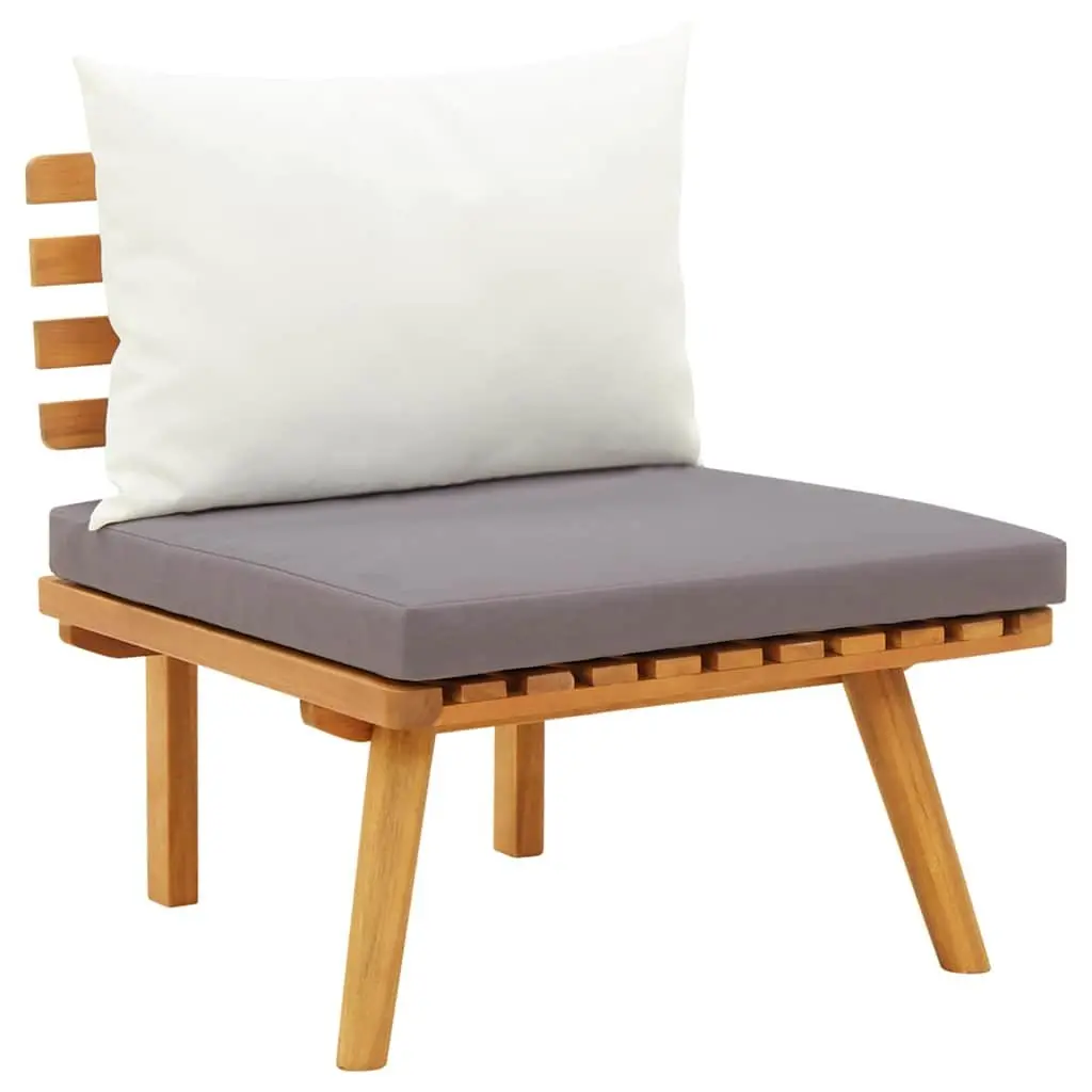 7 Piece Garden Lounge Set Solid Wood Acacia with Cushions