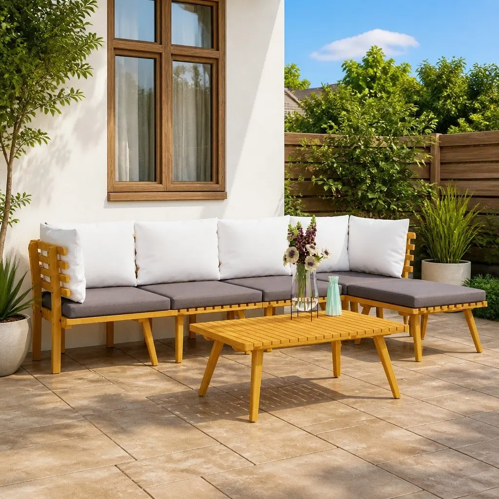 6 Piece Outdoor Lounge Set