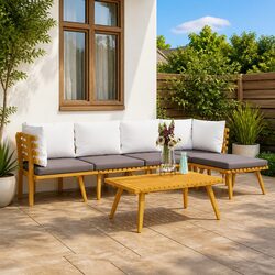 Enjoy Comfort and Style with a 6 Piece Outdoor Lounge Set