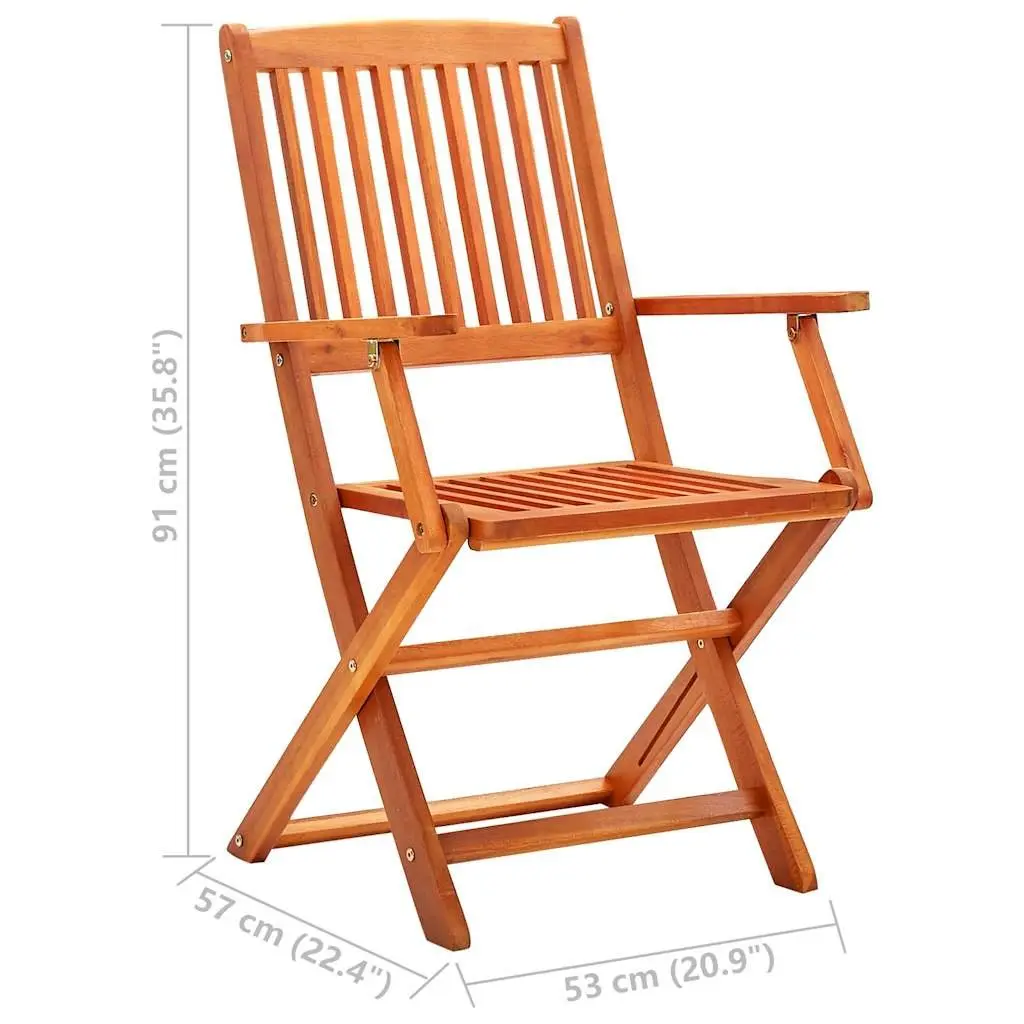 Folding Chair Set of 8 for Outdoor Gatherings
