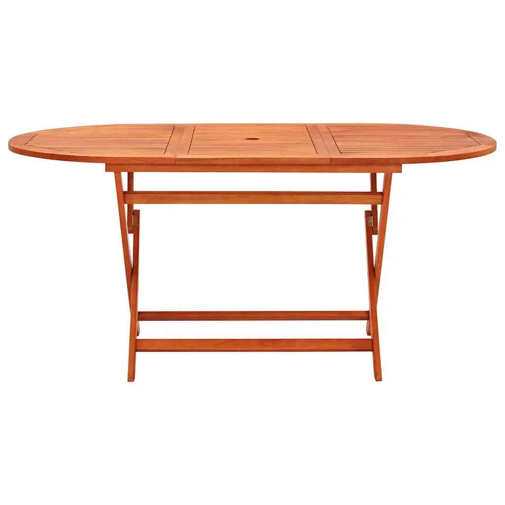 7 Piece Folding Outdoor Dining Set Eucalyptus Wood Garden Patio Table Chairs
