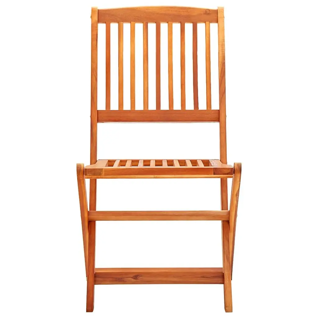 Outdoor Dining Set 9 Piece Folding Garden Furniture Eucalyptus Wood Table Chairs