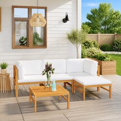 Create Your Outdoor Oasis with This 5-Piece Lounge Set