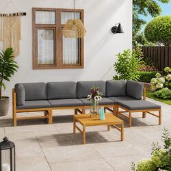 Your Perfect 6-Piece Garden Lounge Set with Cushions