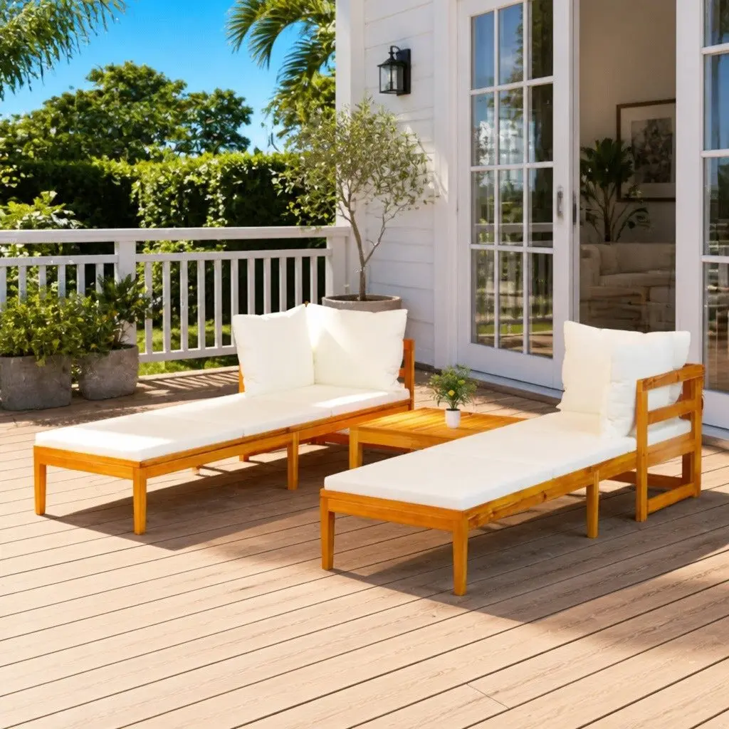 3 Piece Garden Lounge Set
