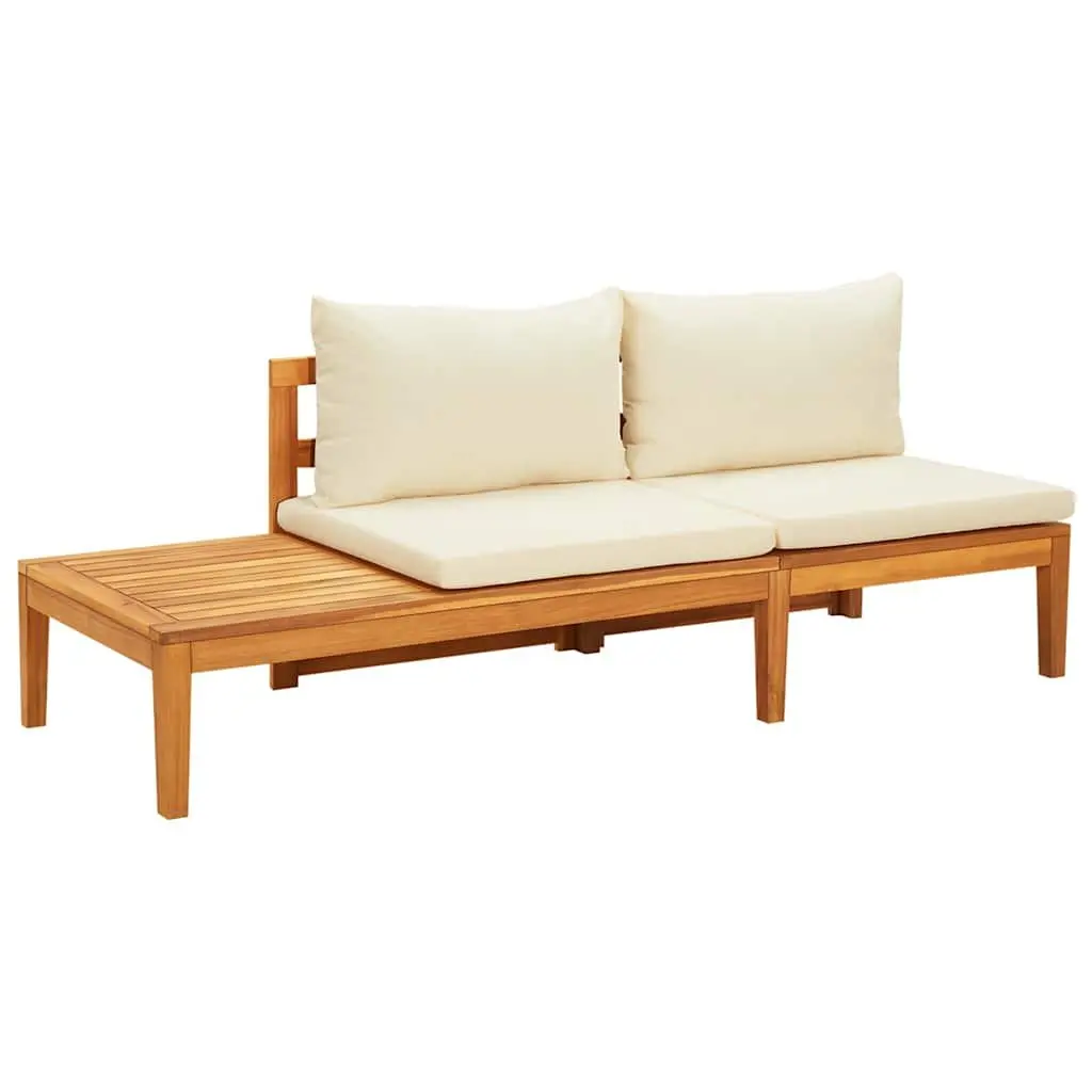 Outdoor Garden Lounge Set Wooden Patio Sofa 4 Piece with Cushions