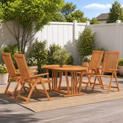Your New 5 Piece Garden Dining Set Awaits!