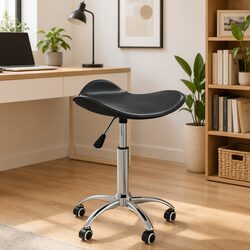 Your New Black Faux Leather Office Chair Awaits