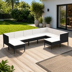 Your Perfect 9-Piece Garden Lounge Set Awaits