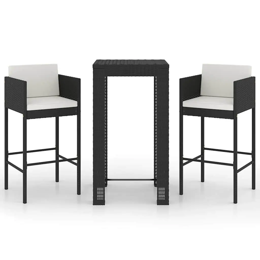 3 Piece Outdoor Bar Set