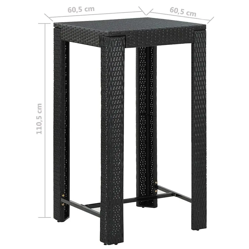 3 Piece Outdoor Bar Set