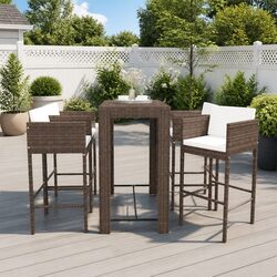 Friendly 5 Piece Garden Bar Set for Relaxation