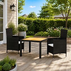 Outdoor Dining Set with Cushions for Relaxed Gatherings