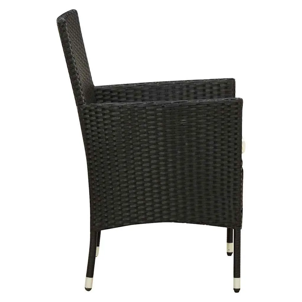 Outdoor Dining Set Cushioned Chairs Table 5 Piece