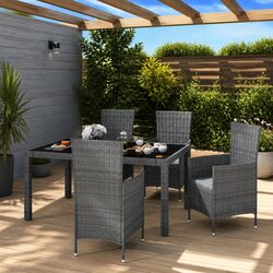 Your Ideal 5 Piece Outdoor Dining Set with Comfort