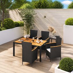 Friendly and Functional 5-Piece Outdoor Dining Set