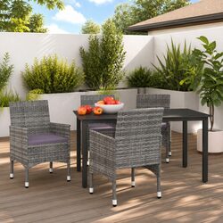 Friendly 5 Piece Outdoor Dining Set with Cushions