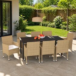 Your New 9-Piece Outdoor Dining Set Awaits
