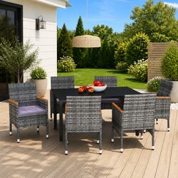 Friendly 7 Piece Garden Dining Set for Your Home