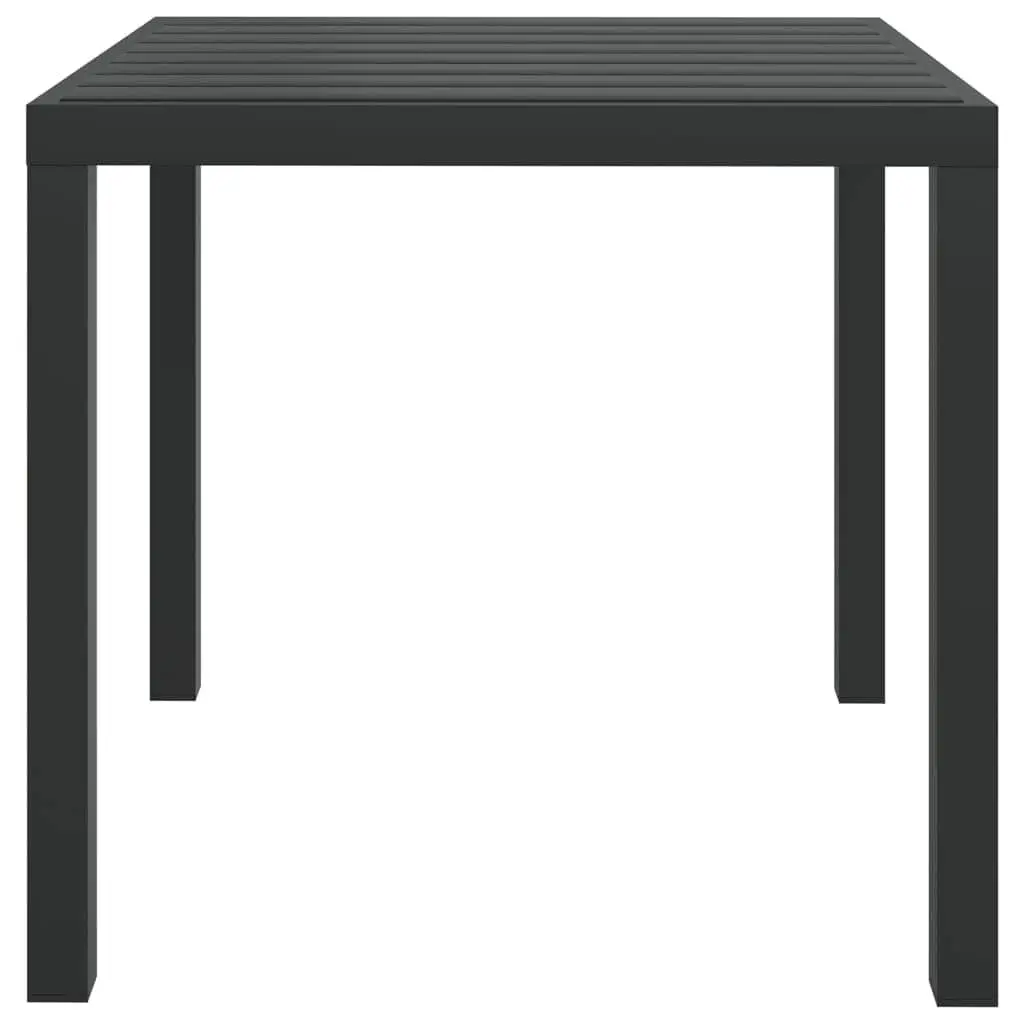 5 Piece Outdoor Dining Set Black PE Rattan Patio Garden Furniture with Cushions