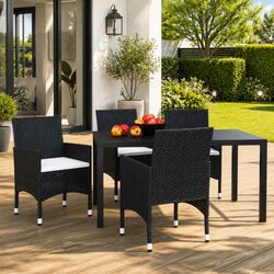 Your Friendly 5-Piece Garden Dining Set Awaits