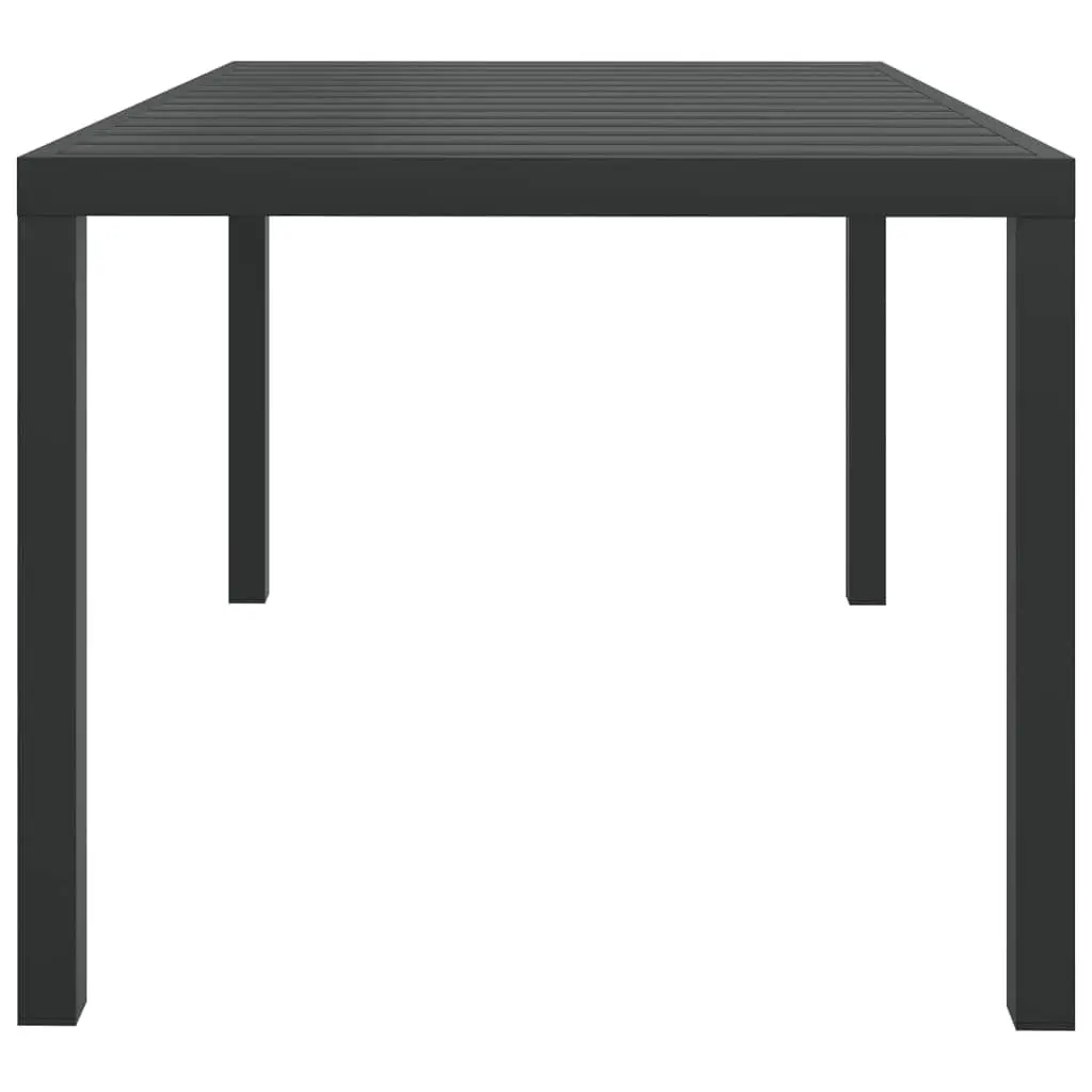 Garden Dining Set 5 Piece Outdoor Furniture Weather-Resistant PE Rattan Black