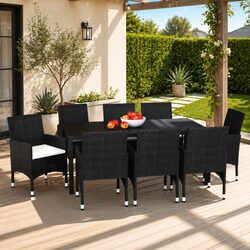 9 Piece Outdoor Dining Set: Perfect for Relaxing Gatherings