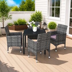 Friendly 5 Piece Outdoor Dining Set with Cushions