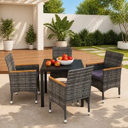 Your Ideal 5-Piece Dining Set for Outdoor Spaces