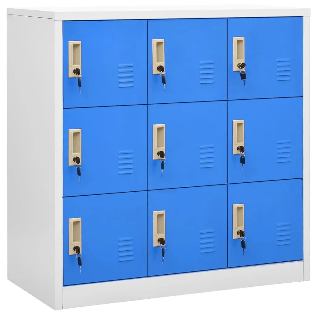 Storage Locker Cabinet Set 5 Pieces Steel Lockable Organiser Home Office