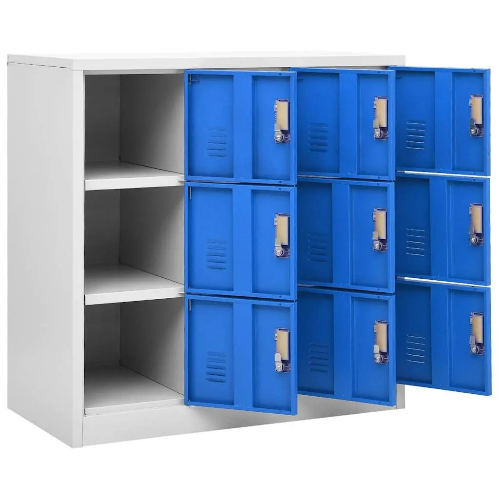 Storage Locker Cabinet Set 5 Pieces Steel Lockable Organiser Home Office