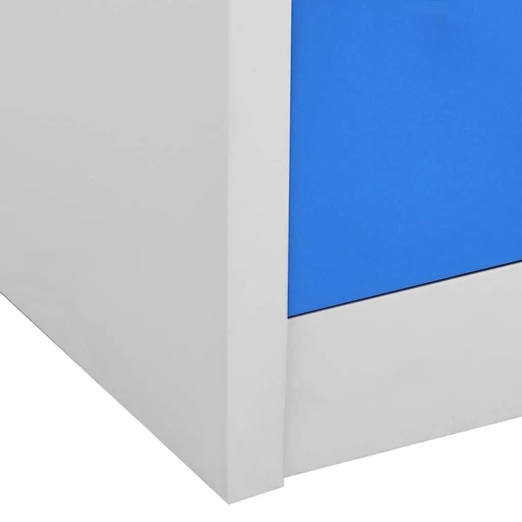 Storage Locker Cabinet Set 5 Pieces Steel Lockable Organiser Home Office