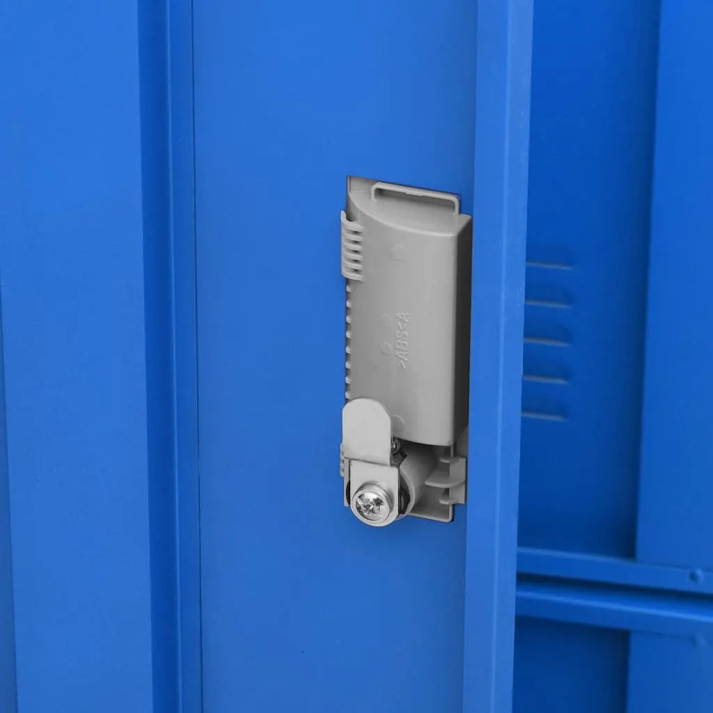 Storage Locker Cabinet Set 5 Pieces Steel Lockable Organiser Home Office