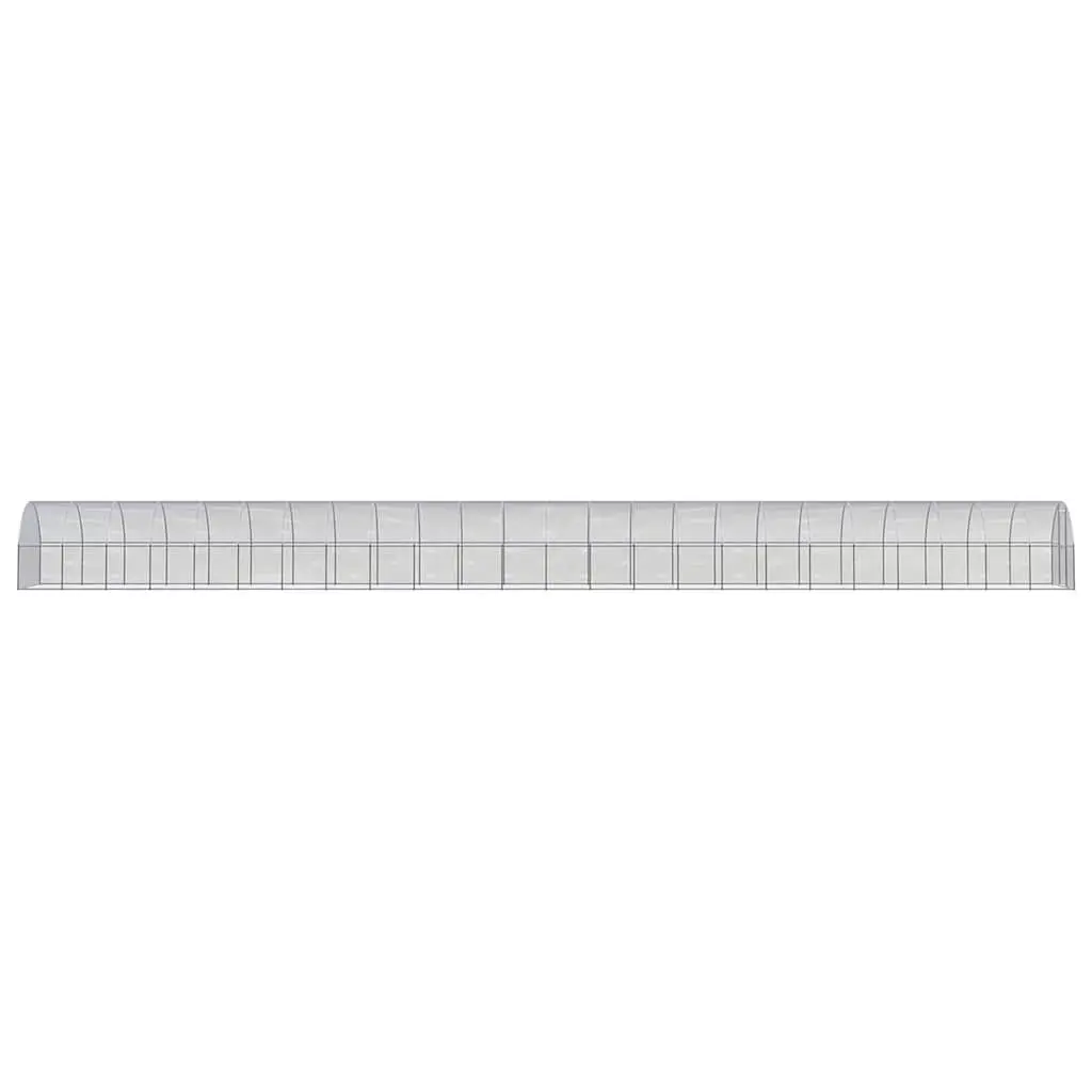 Outdoor Chicken Coop Run Galvanised Steel Poultry Enclosure 3x24x2m