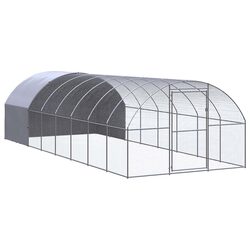 Discover a 3x8x2m Outdoor Chicken Coop for Your Flock