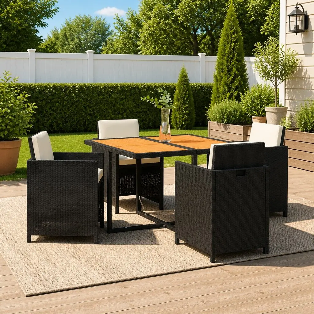 5 Piece Garden Dining Set