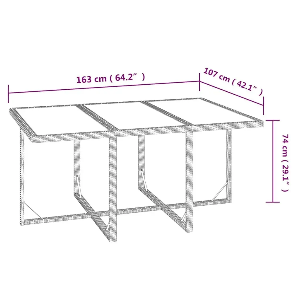7 Piece Garden Dining Set