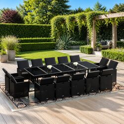 Your Perfect 15-Piece Outdoor Dining Set Awaits