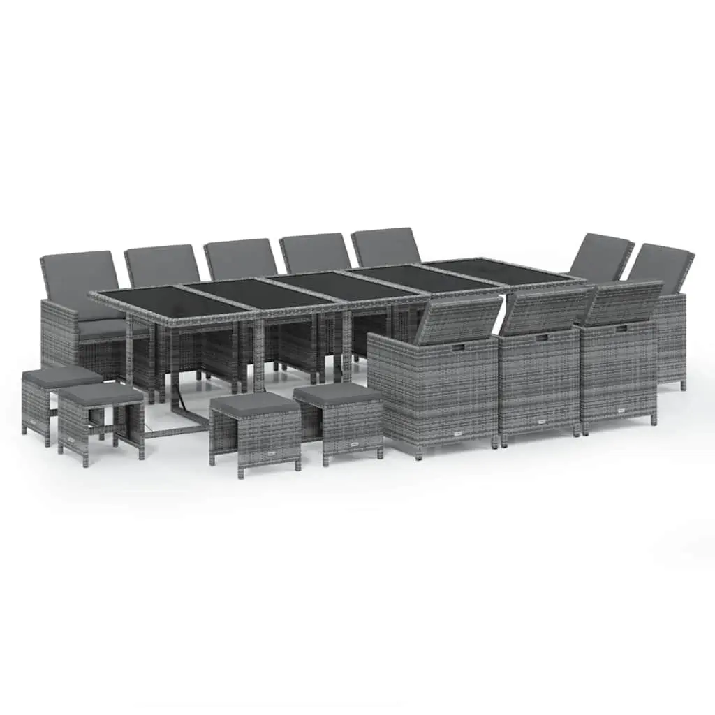 15 Piece Garden Dining Set for Gatherings