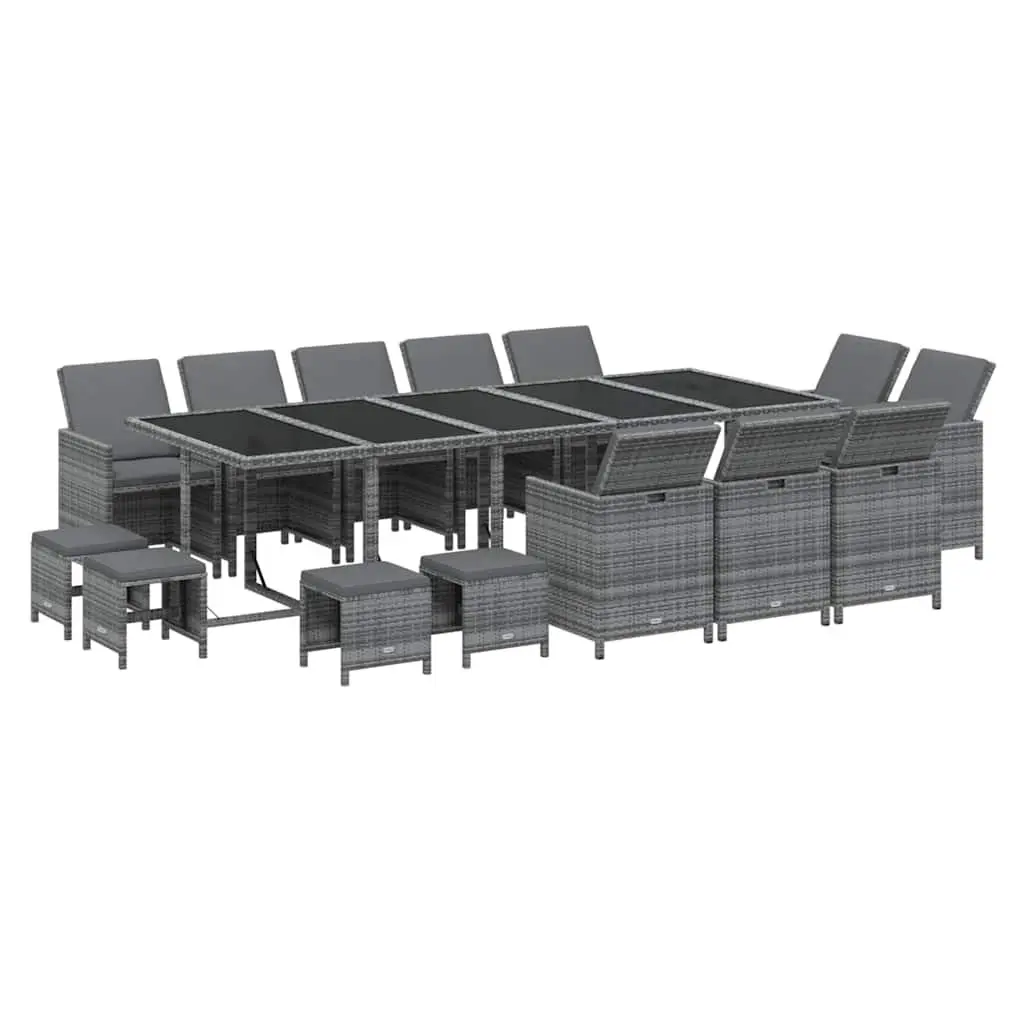 15 Piece Garden Dining Set for Gatherings