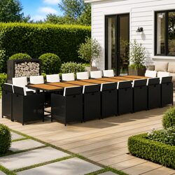 Your Friendly 19-Piece Garden Dining Set Awaits