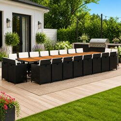Enjoy Your Space with a 21 Piece Garden Dining Set