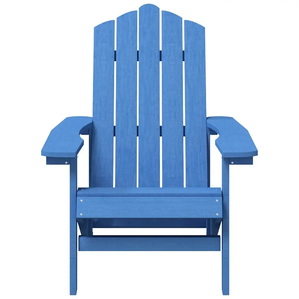 Adirondack Chairs Weather Resistant 2 pcs Blue Garden Patio Seating