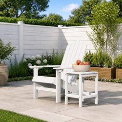 Your New Favorite Adirondack Chair with Integrated Table