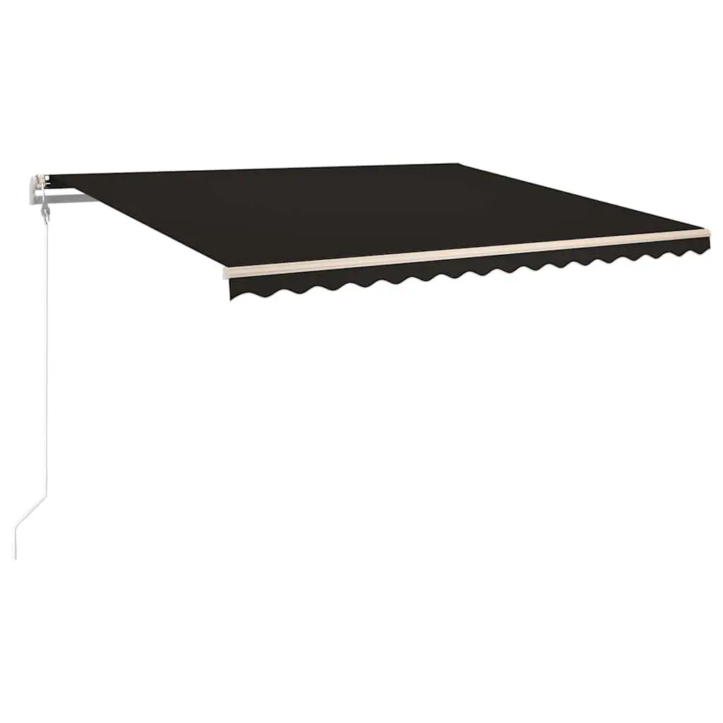 Automatic Retractable Awning UV and Water Resistant 450x300cm Anthracite