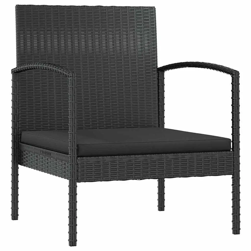 Garden Lounge Set 8 Piece Poly Rattan Outdoor Furniture Patio Sofa with Cushions